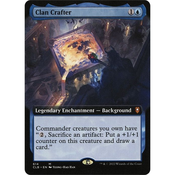 Image for Clan Crafter (Extended Art) (614) (CLB) - Magic: The Gathering
