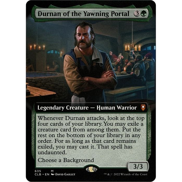Image for Durnan of the Yawning Portal (Extended Art) (635) (CLB) - Magic: The Gathering