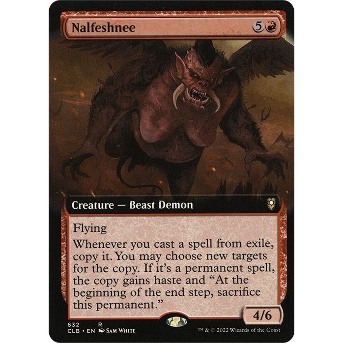 Image for Nalfeshnee (Extended Art) (632) (CLB) - Magic: The Gathering