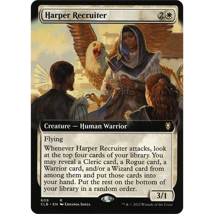 Image for Harper Recruiter (Extended Art) (609) (CLB) - Magic: The Gathering
