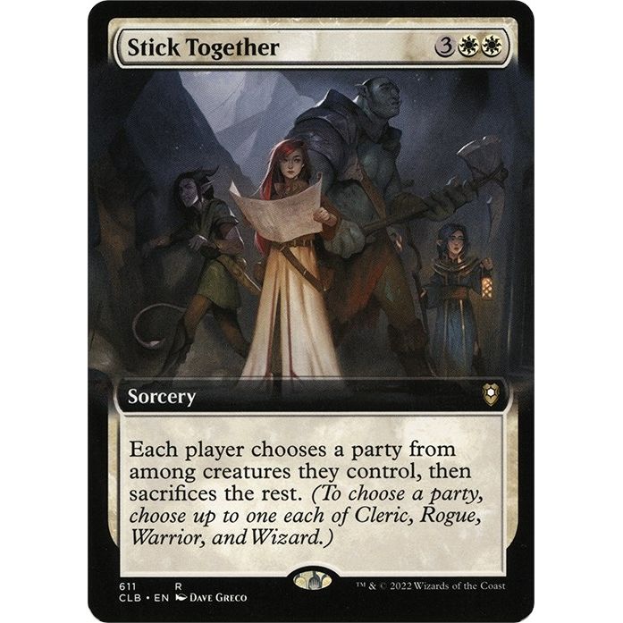 Image for Stick Together (Extended Art) (611) (CLB) - Magic: The Gathering