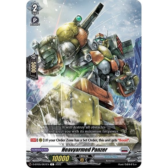 Image for Heavyarmed Panzer (D-BT05/067EN) (D-BT05) - Cardfight Vanguard