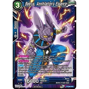 Image for Beerus, Annihilation's Essence (Tournament Pack Vol. 8) (P-384) (TPR) - Dragon Ball Super: Masters