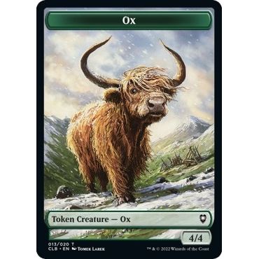 Image for Ox Token (13) (CLB) - Magic: The Gathering