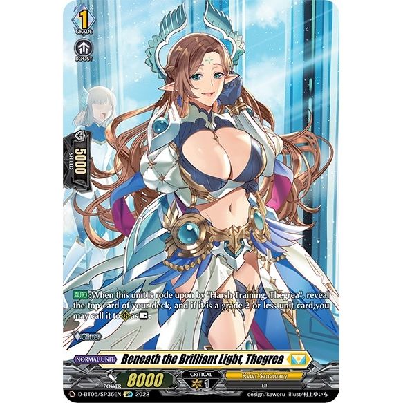 Image for Beneath the Brilliant Light, Thegrea (SP) (D-BT05/SP36EN) (D-BT05) - Cardfight Vanguard