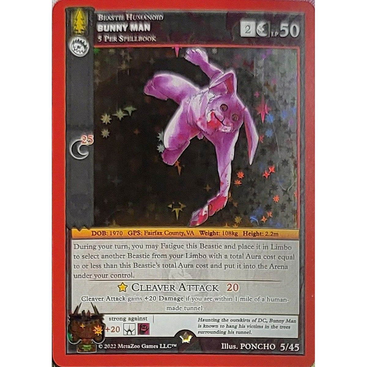 Image for Bunny Man (5/45) (CCP) - MetaZoo