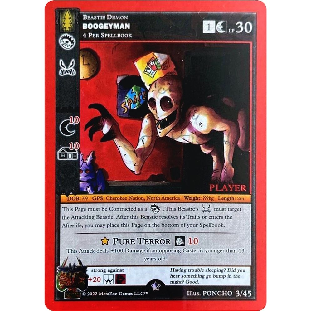 Image for Boogeyman (Player Stamped) (3/45) (CCP) - MetaZoo