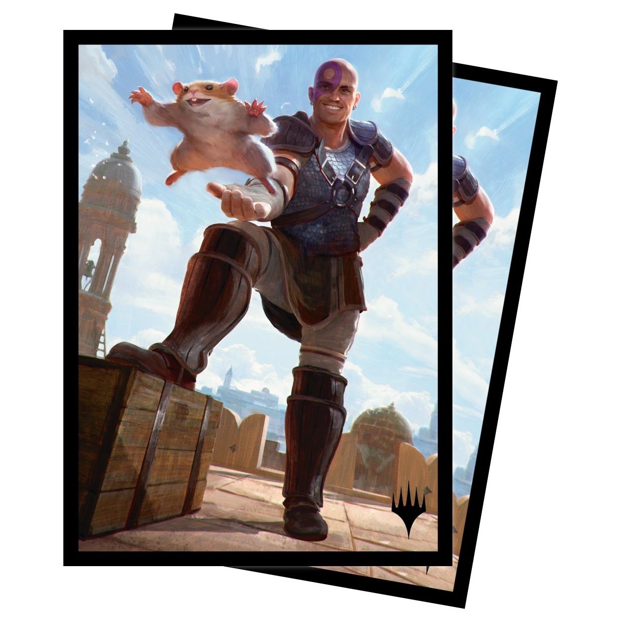 Image for Battle for Baldur's Gate Minsc & Boo (V2) Standard Deck Protector sleeves for Magic (100-Pack) - Card Sleeves