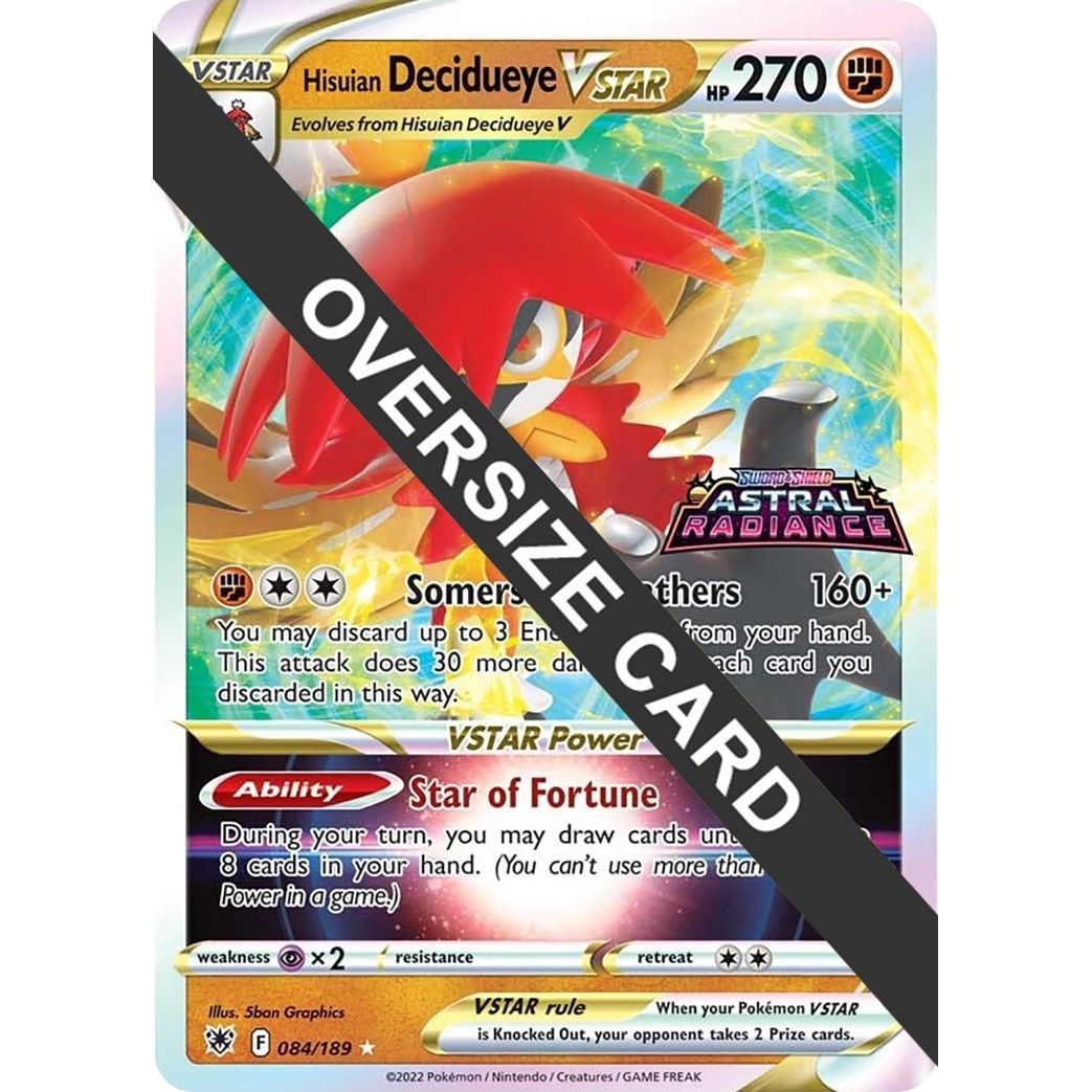 Image for Hisuian Decidueye VSTAR (084/189) (PR) - Pokemon