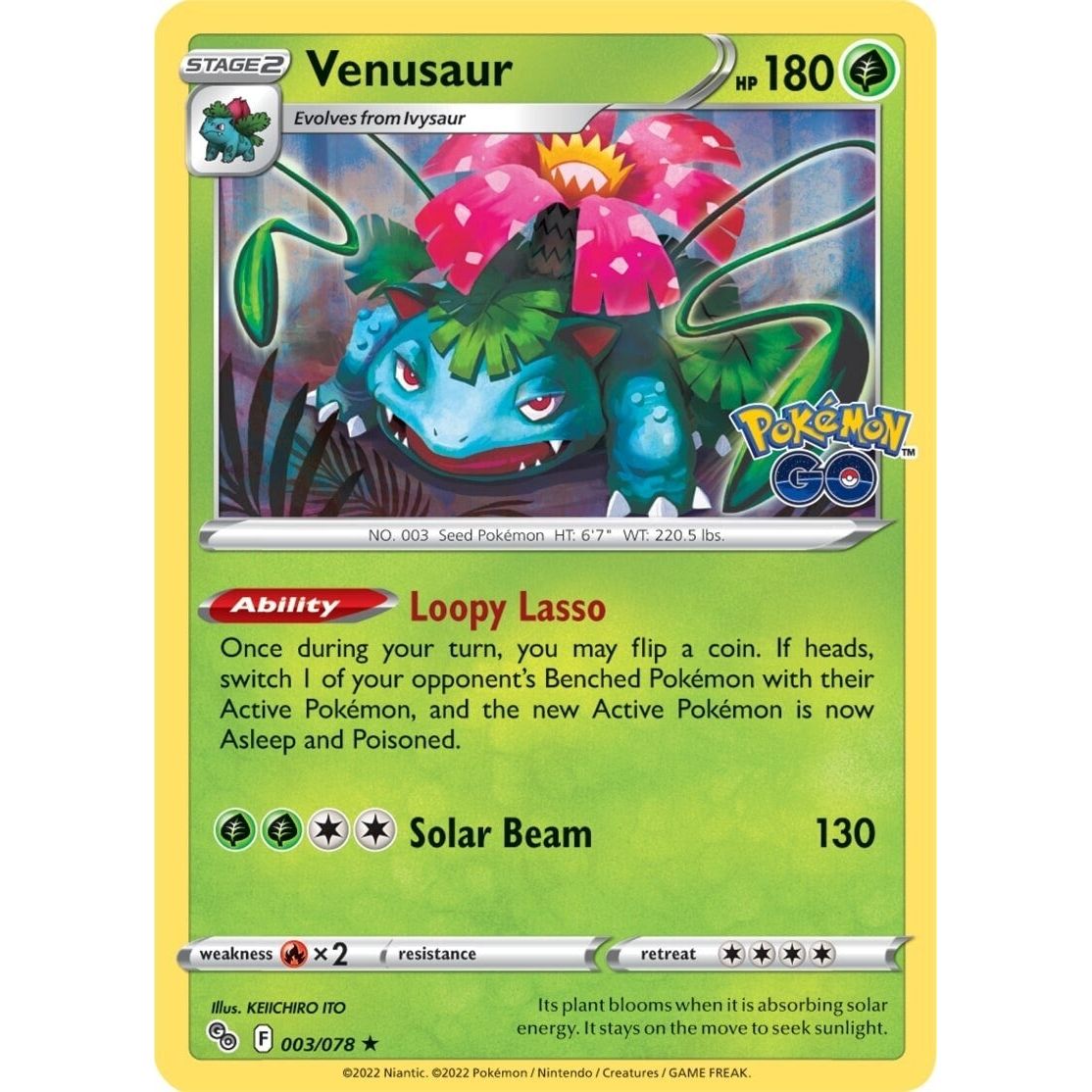 Image for Venusaur (003/078) (PGO) - Pokemon
