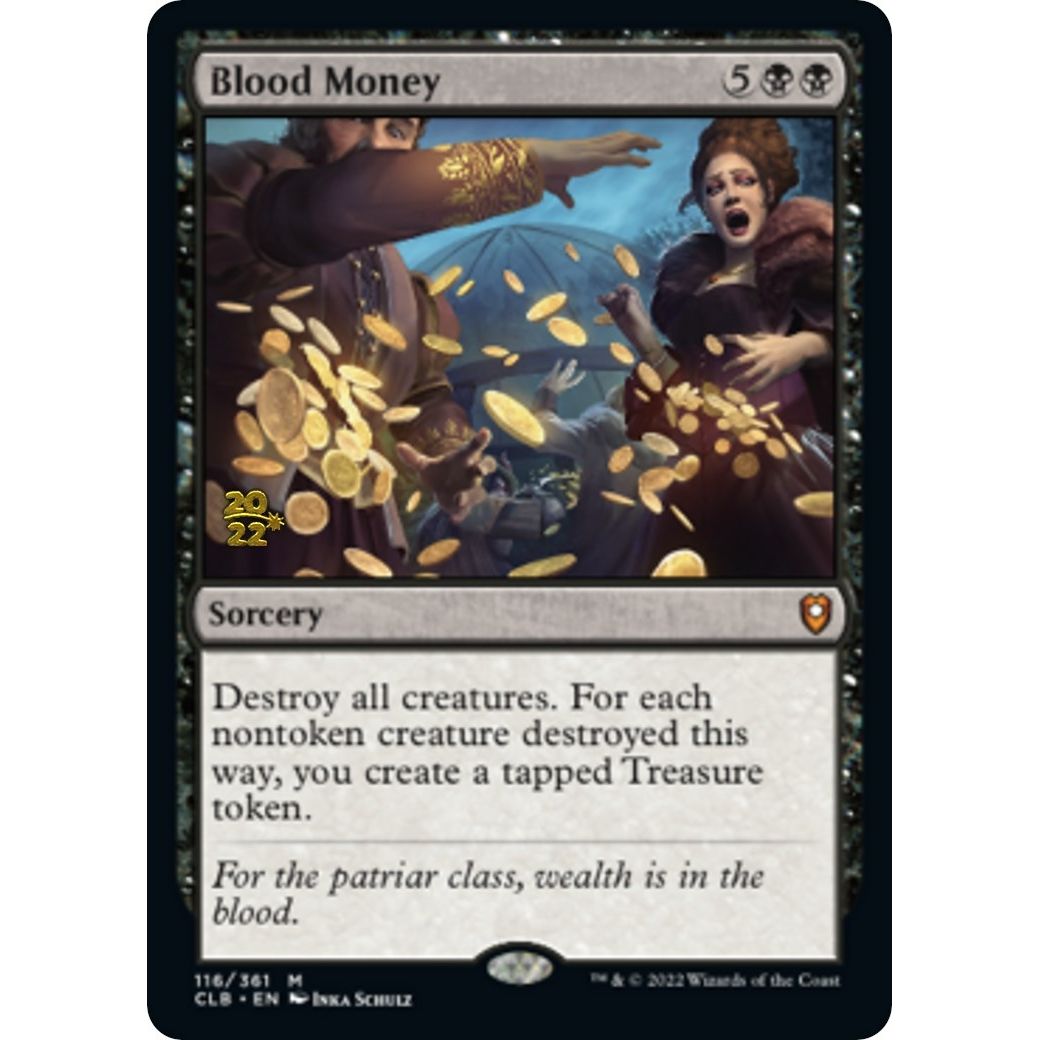 Image for Blood Money (116) (PRE) - Magic: The Gathering