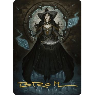 Image for Tasha, the Witch Queen Art Card (76/81) (Gold-Stamped Signature) (76) (ASCLB) - Magic: The Gathering