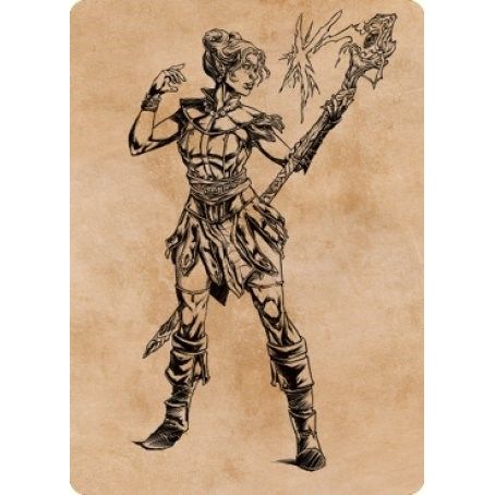 Image for Neera, Wild Mage Art Card (74) (ASCLB) - Magic: The Gathering