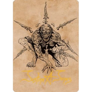 Image for Bhaal, Lord of Murder Art Card (Gold-Stamped Signature) (63) (ASCLB) - Magic: The Gathering