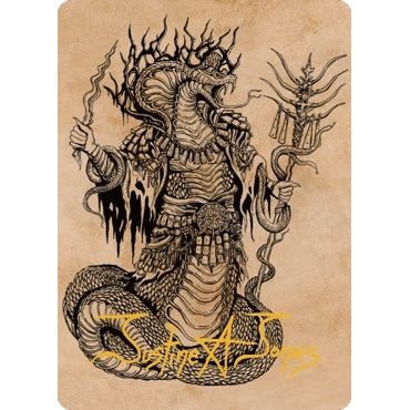 Image for Sivriss, Nightmare Speaker Art Card (51/81) (Gold-Stamped Signature) (51) (ASCLB) - Magic: The Gathering