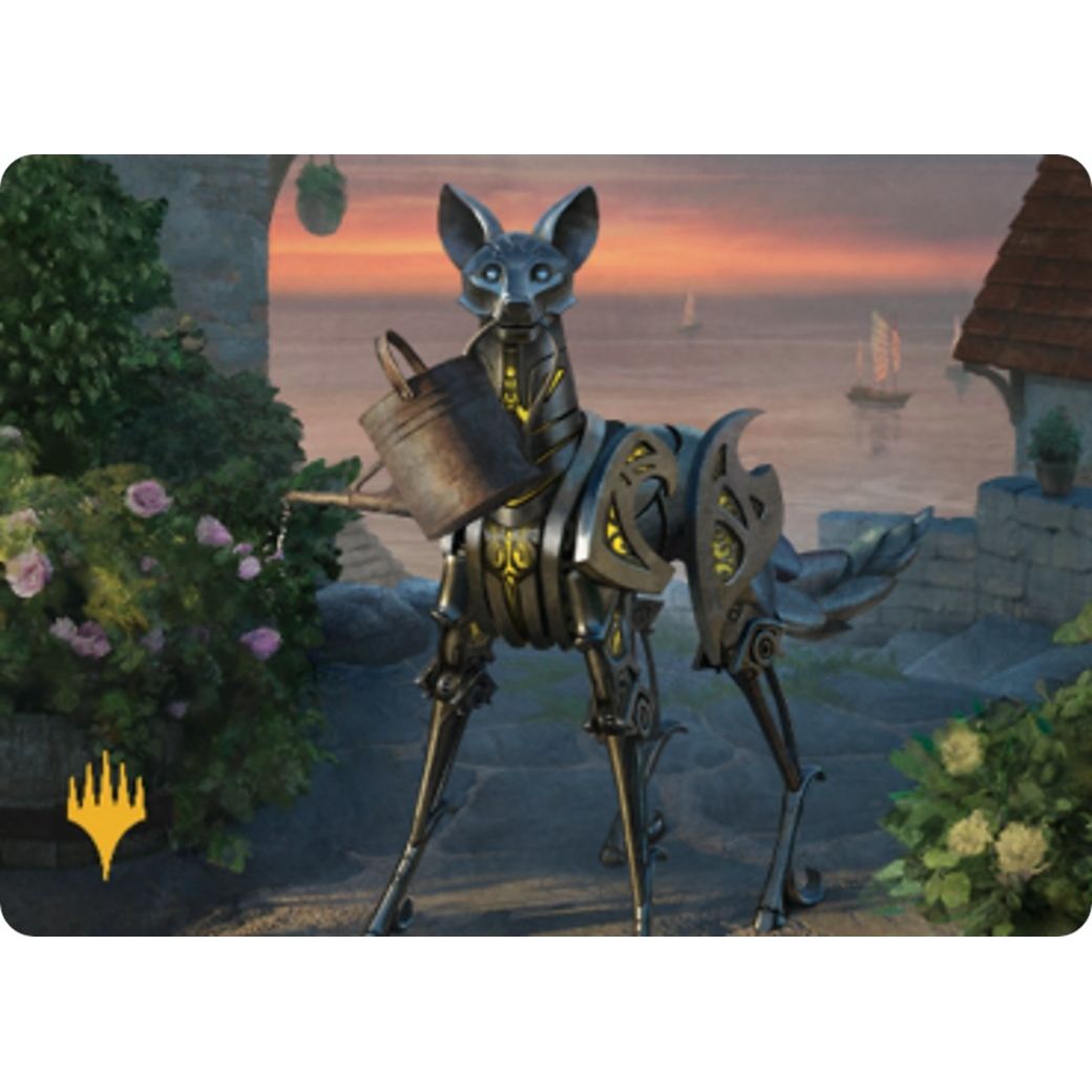 Image for Clockwork Fox Art Card (Gold-Stamped) (43) (ASCLB) - Magic: The Gathering