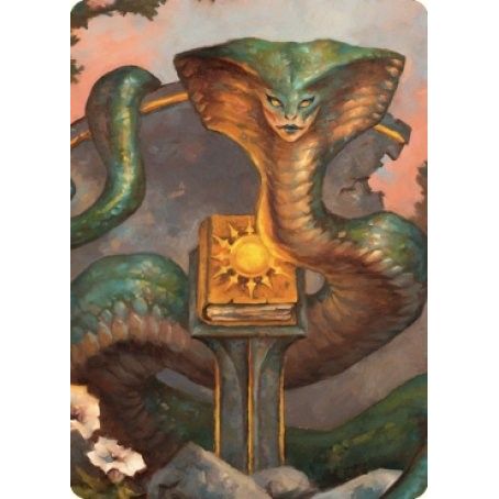 Image for Guardian Naga Art Card (16) (ASCLB) - Magic: The Gathering
