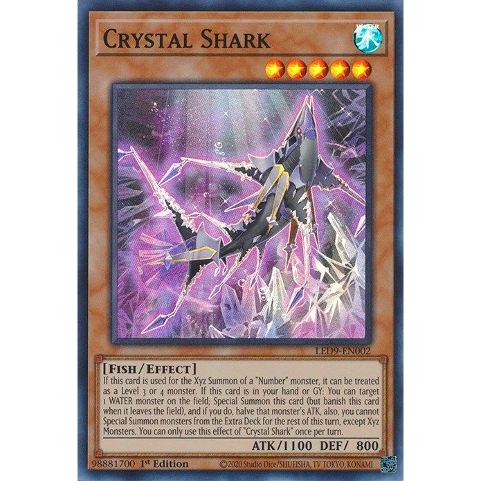 Image for Crystal Shark (LED9-EN002) (LED9) - YuGiOh