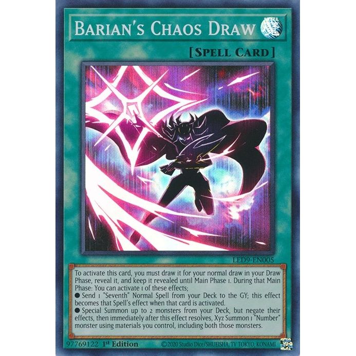 Image for Barian's Chaos Draw (LED9-EN005) (LED9) - YuGiOh