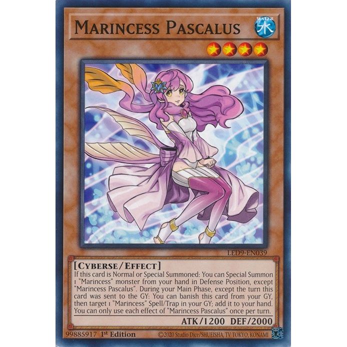 Image for Marincess Pascalus (LED9-EN039) (LED9) - YuGiOh