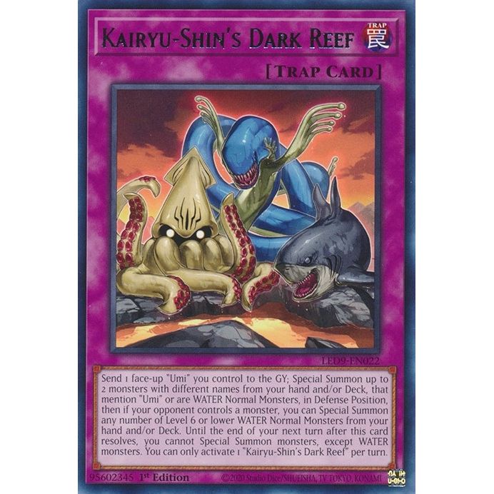 Image for Kairyu-Shin's Dark Reef (LED9-EN022) (LED9) - YuGiOh