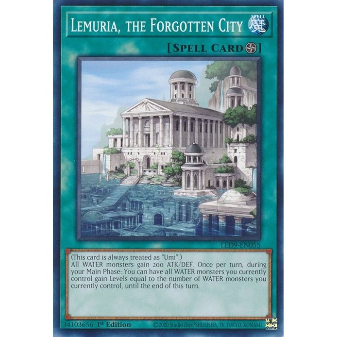 Image for Lemuria, the Forgotten City (LED9-EN055) (LED9) - YuGiOh