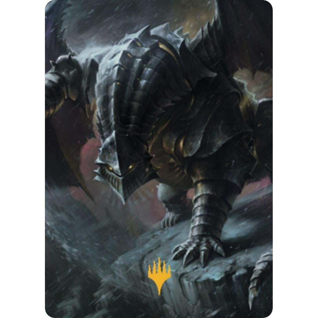 Image for Chardalyn Dragon Art Card (Gold-Stamped) (9) (ASCLB) - Magic: The Gathering