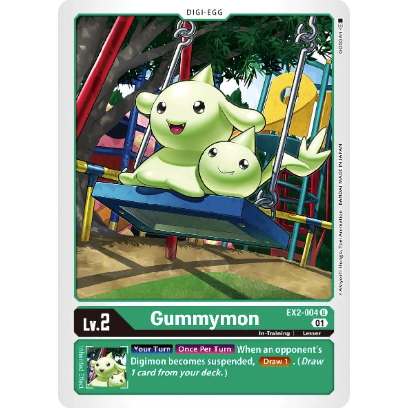 Image for Gummymon (EX2-004 U) (EX02) - Digimon Card Game