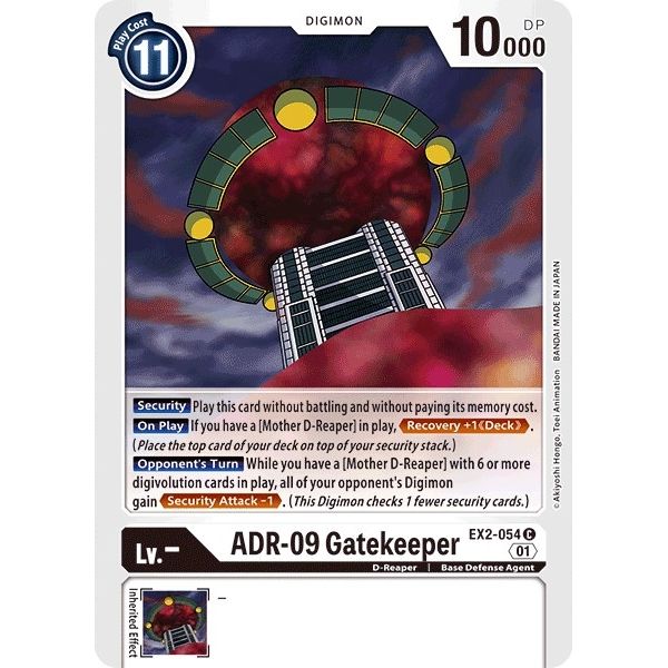 Image for ADR-09 Gatekeeper (EX2-054 C) (EX02) - Digimon Card Game