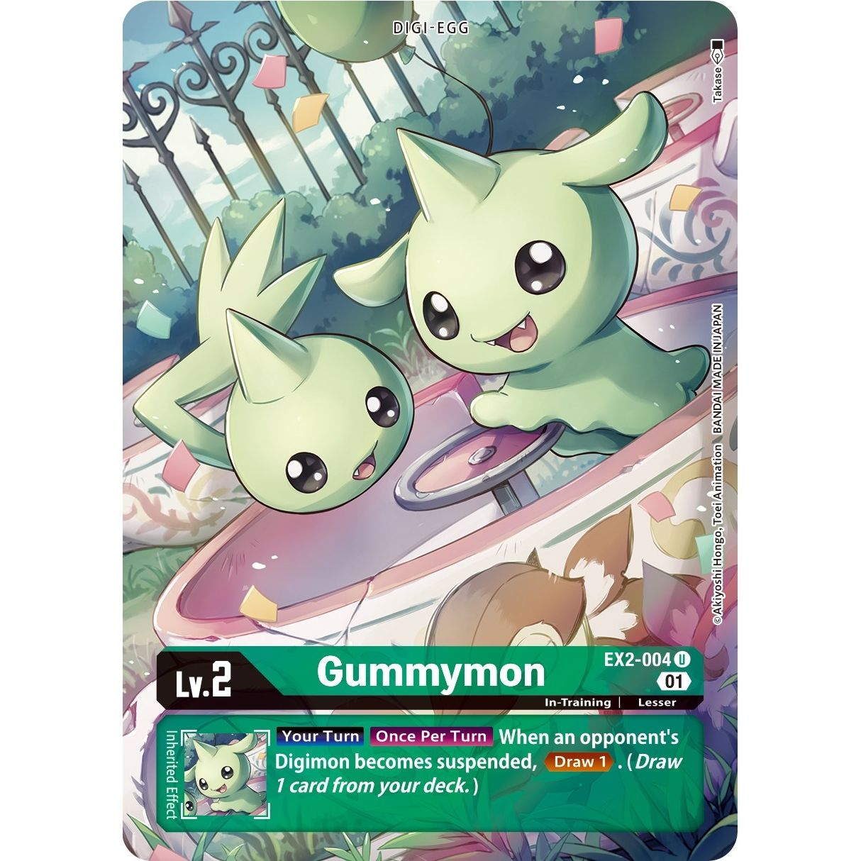 Image for Gummymon (Alternate Art) (EX2-004 U) (EX02) - Digimon Card Game