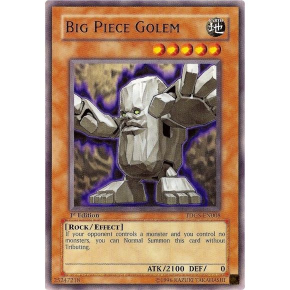 Image for Big Piece Golem (TDGS-EN008) (TDGS) - YuGiOh