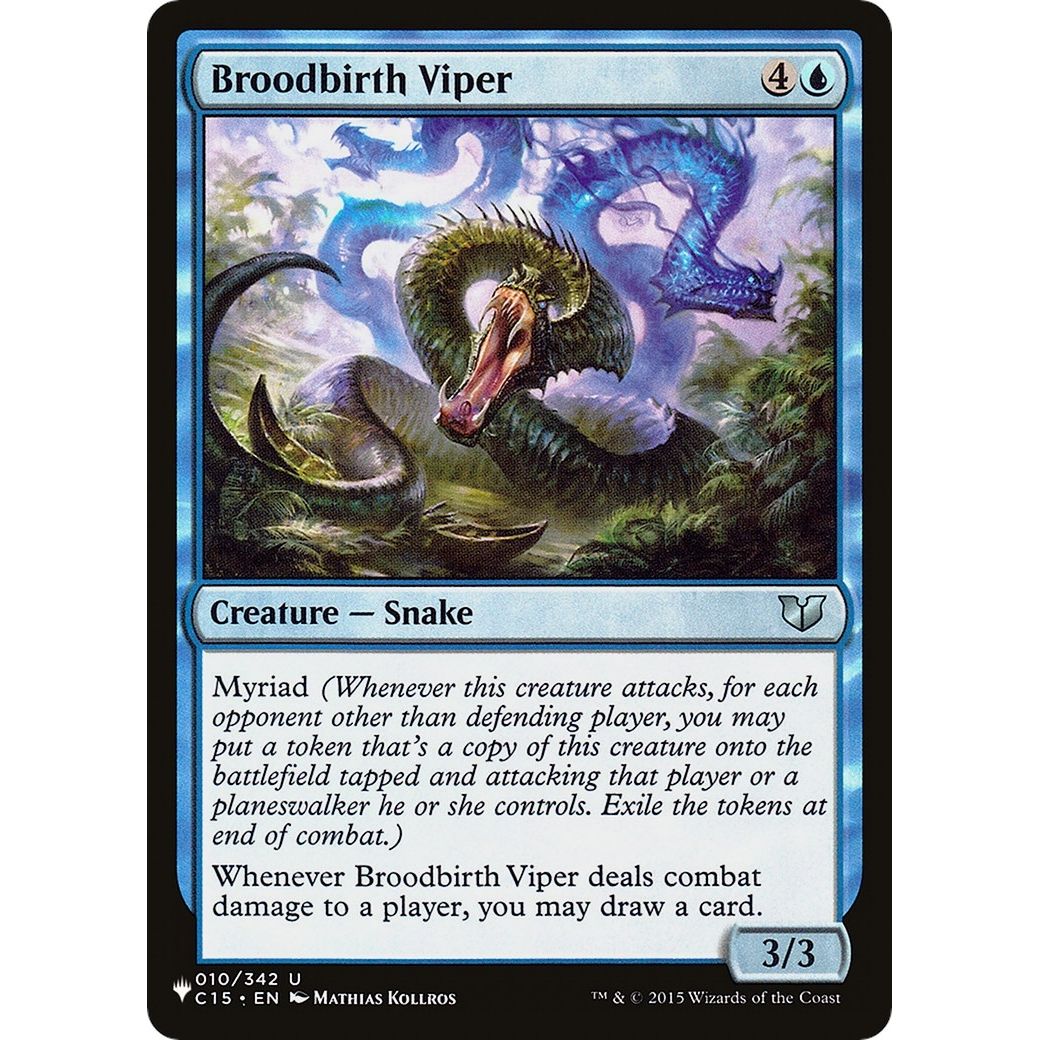 Image for Broodbirth Viper (010/342) (LIST) - Magic: The Gathering