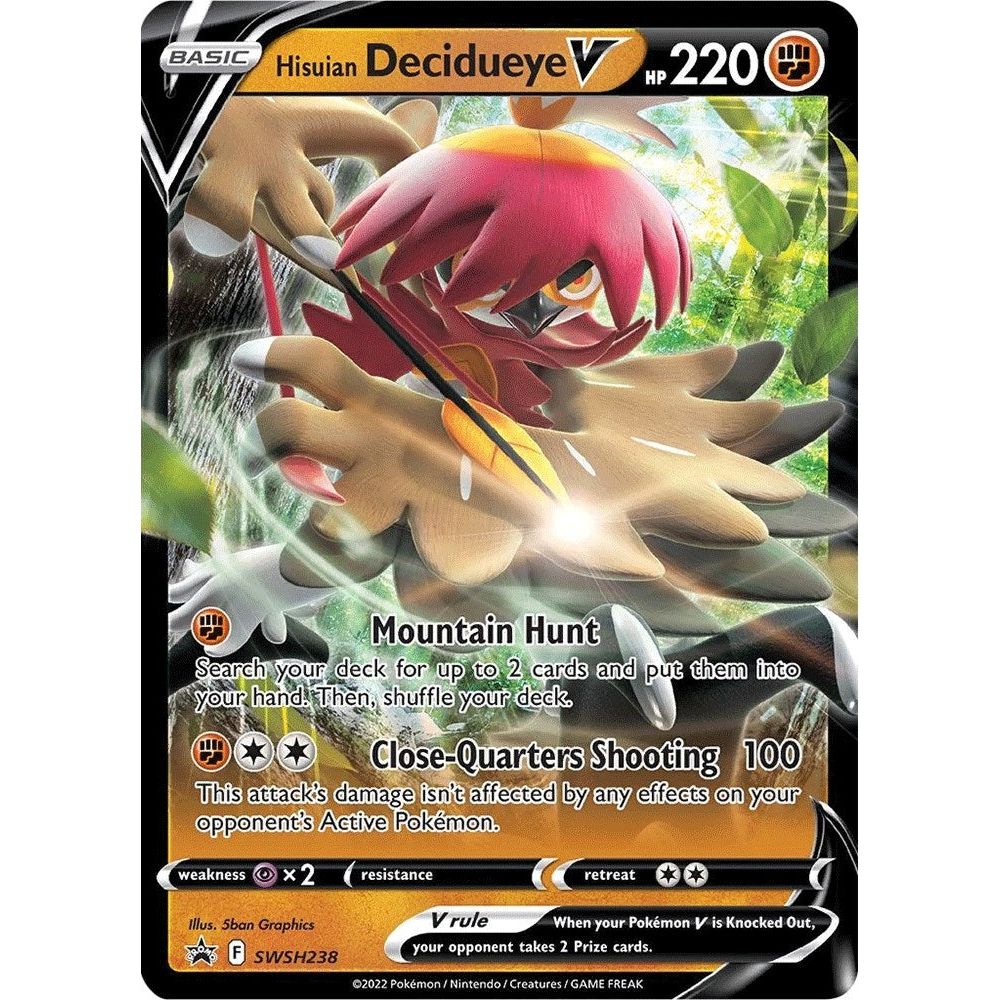 Image for Hisuian Decidueye V - SWSH238 (SWSH238) (SWSD) - Pokemon