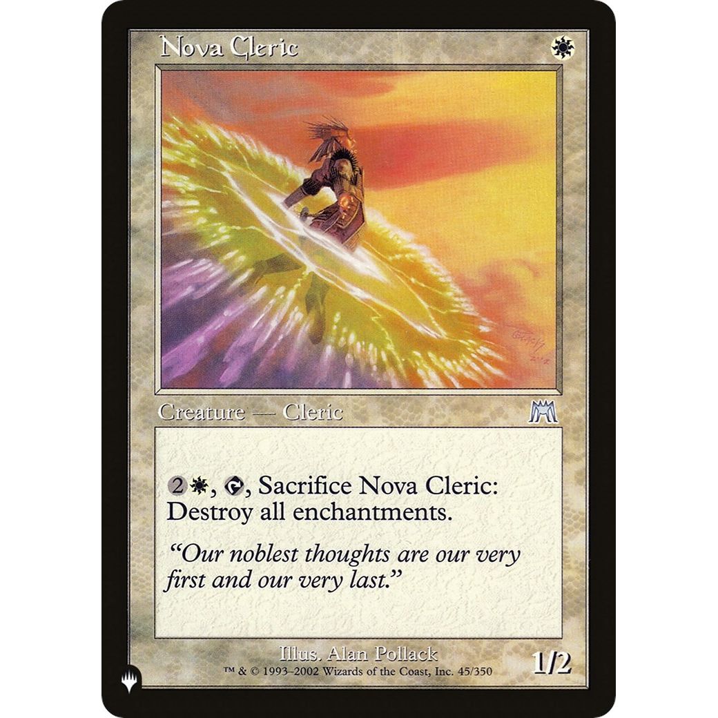 Image for Nova Cleric (45/350) (LIST) - Magic: The Gathering