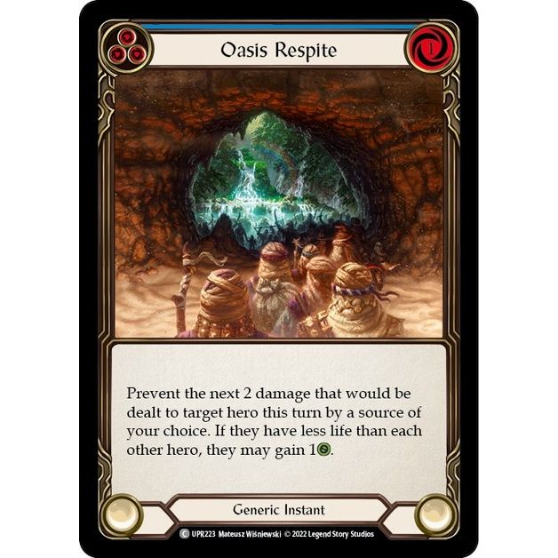 Image for Oasis Respite (Blue) (UPR223) (UPR) - Flesh and Blood TCG