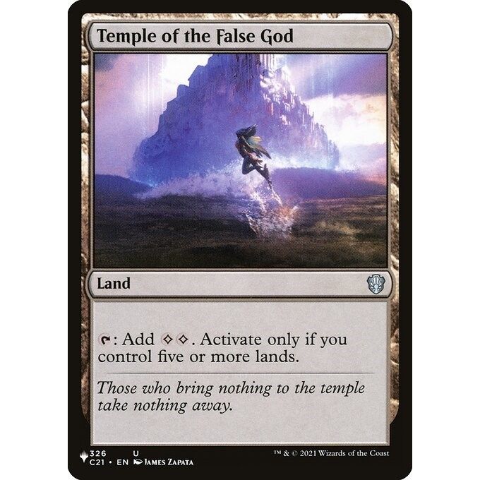 Image for Temple of the False God (C21) (326) (LIST) - Magic: The Gathering