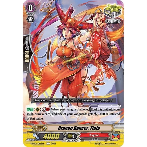 Image for Dragon Dancer, Tiqla (D-PS01/061EN) (D-PS01) - Cardfight Vanguard
