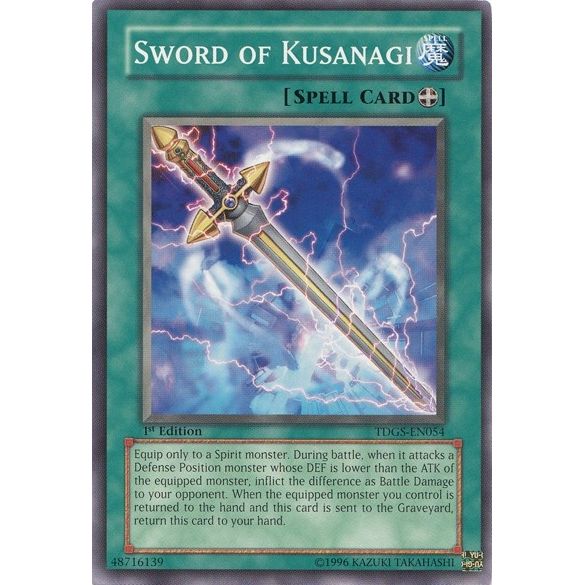 Image for Sword of Kusanagi (TDGS-EN054) (TDGS) - YuGiOh