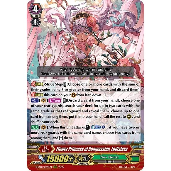 Image for Flower Princess of Compassion, Ladislava (D-PS01/024EN) (D-PS01) - Cardfight Vanguard