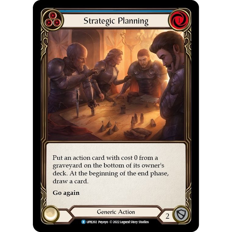 Image for Strategic Planning (Blue) (UPR202) (UPR) - Flesh and Blood TCG