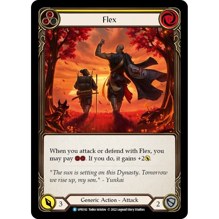 Image for Flex (Yellow) (UPR192) (UPR) - Flesh and Blood TCG