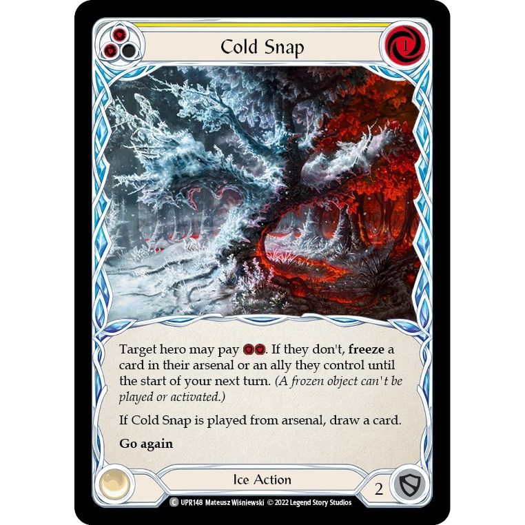 Image for Cold Snap (Yellow) (UPR148) (UPR) - Flesh and Blood TCG