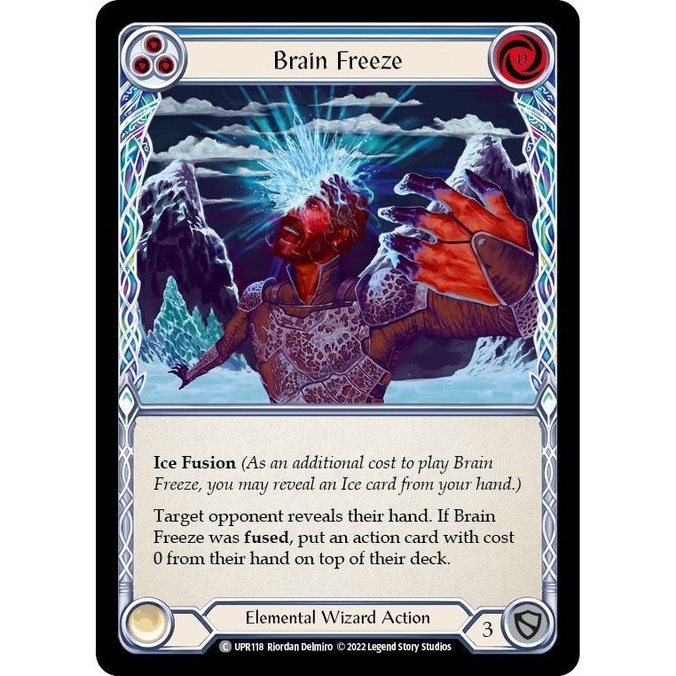 Image for Brain Freeze (Blue) (UPR118) (UPR) - Flesh and Blood TCG