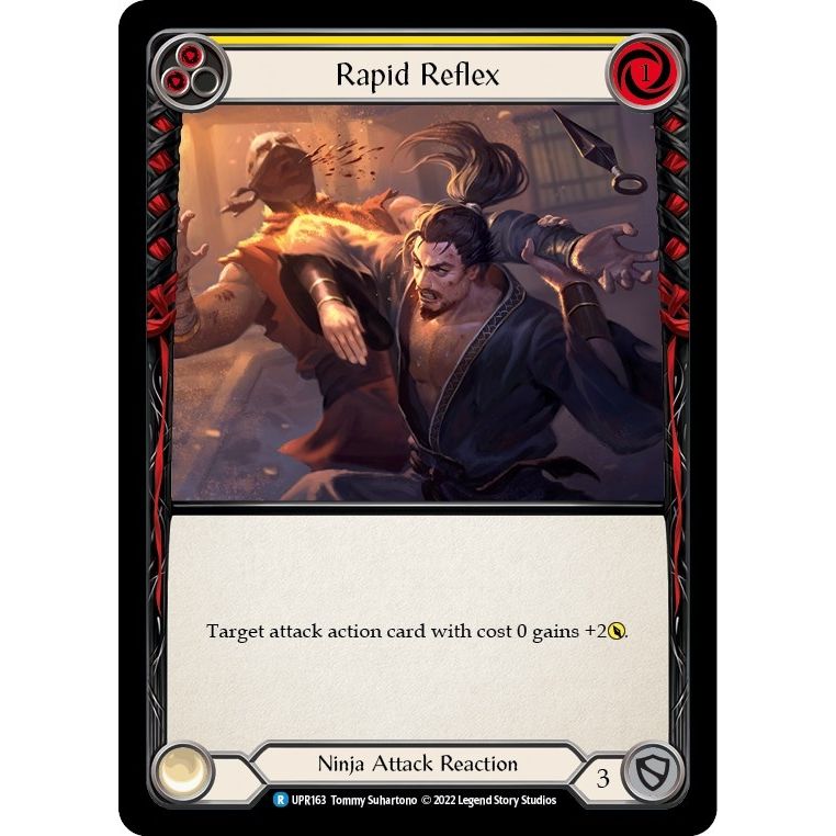 Image for Rapid Reflex (Yellow) (UPR163) (UPR) - Flesh and Blood TCG