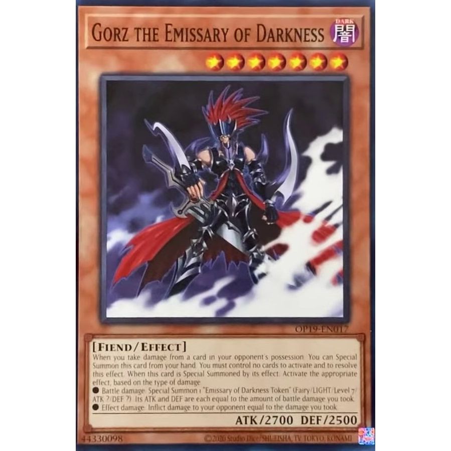 Image for Gorz the Emissary of Darkness (OP19-EN017) (OP19) - YuGiOh