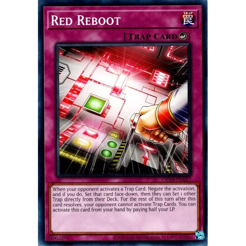 Image for Red Reboot (OP19-EN027) (OP19) - YuGiOh