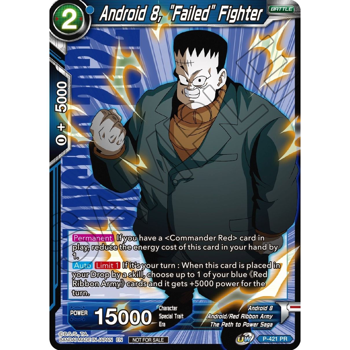 Image for Android 8, "Failed" Fighter (Championship Pack 2022 Vol.2) (P-421) (PR) - Dragon Ball Super: Masters