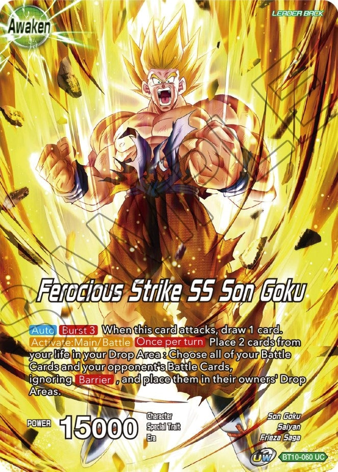 Image for Son Goku // Ferocious Strike SS Son Goku (BT10-060) (TS01) - Dragon Ball Super: Masters