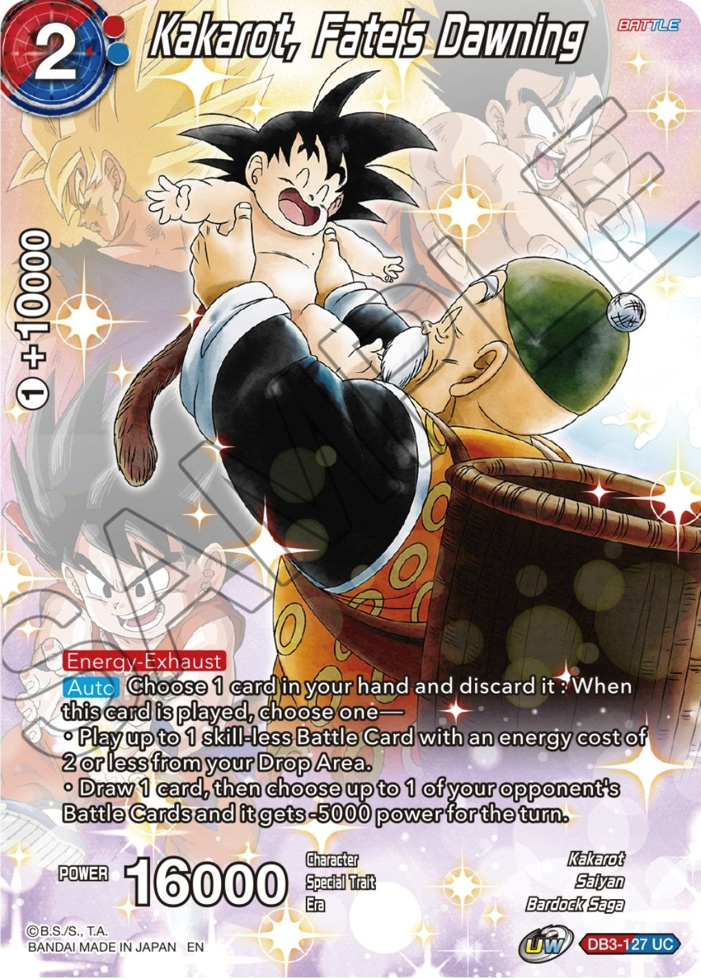 Image for Kakarot, Fate's Dawning (DB3-127) (TS01) - Dragon Ball Super: Masters