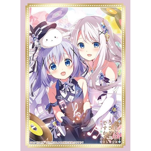 Image for Bushiroad Sleeve Collection HG Vol.3191 Is the order a rabbit? BLOOM - Chino & Saki (75-Pack) - Card Sleeves